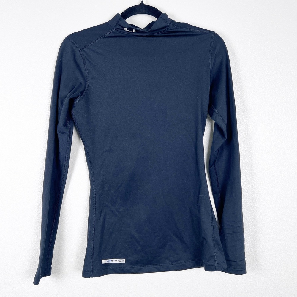 Under Armour Cold Gear Women's Long Sleeve Base Layer Black Sz S